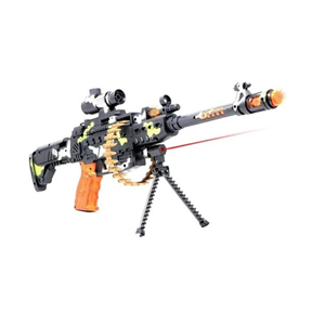 تفنگ اسباب بازی مسلسل لیزری ارتشی (machin gun)_اسباب بازی